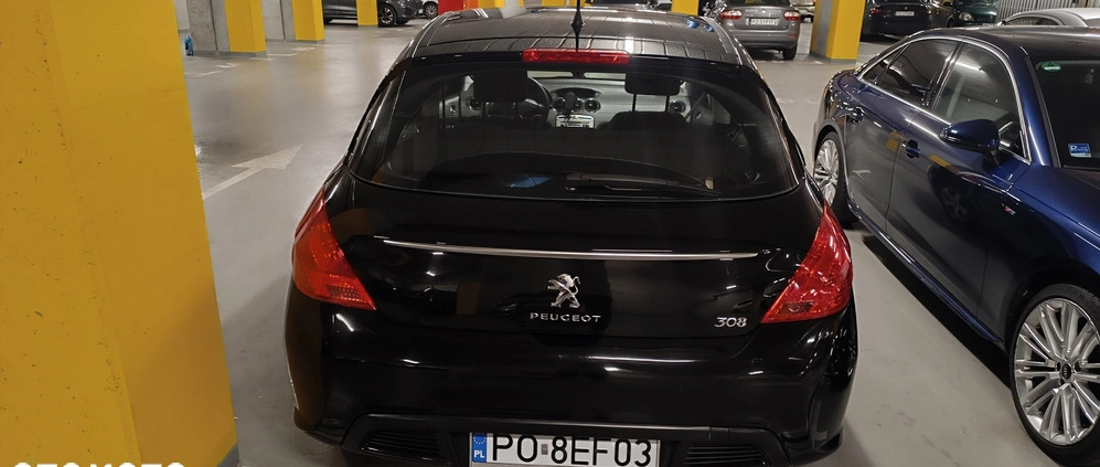 Peugeot 308 cena 18900 przebieg: 214000, rok produkcji 2012 z Poznań małe 277